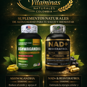 Ashwagamdha + Nad + Reserveratrol